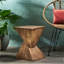 Table en béton légère peinte à la main avec un design minimaliste attrayant