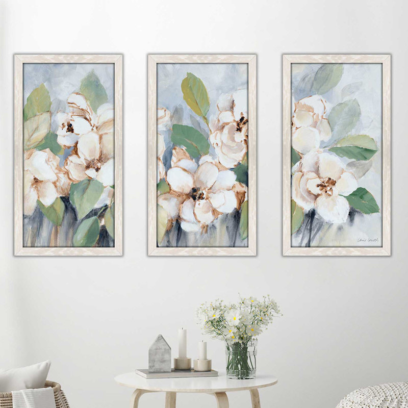 «Modern Fleurs» par Lanie Loreth - cadre photo multi-pièces, L 40,5 po x H 25,5 po x P 1 po