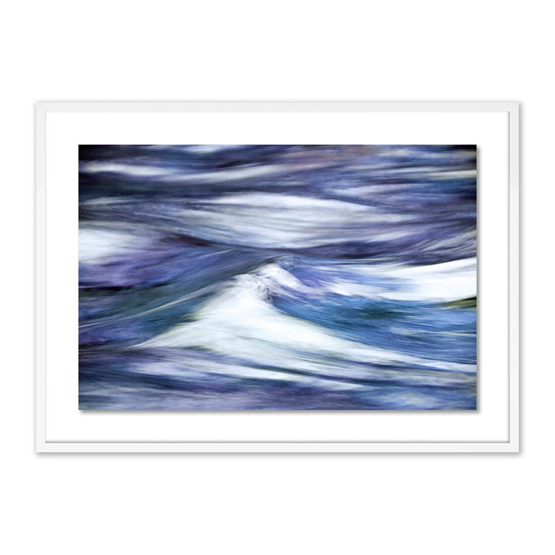 Variance Print by Shawn Thomas, 29" H x 40" W x 2.5" D, White
