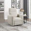 Fauteuil inclinable et pivotant en tissu de chenille moderne et contemporain de 30 po Kemontez avec pivotement à 360 degrés et mouvement doux-2073895079
