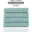 Ensemble de serviettes essuie-mains Fralick, 100% coton turc, séchage rapide -738126823