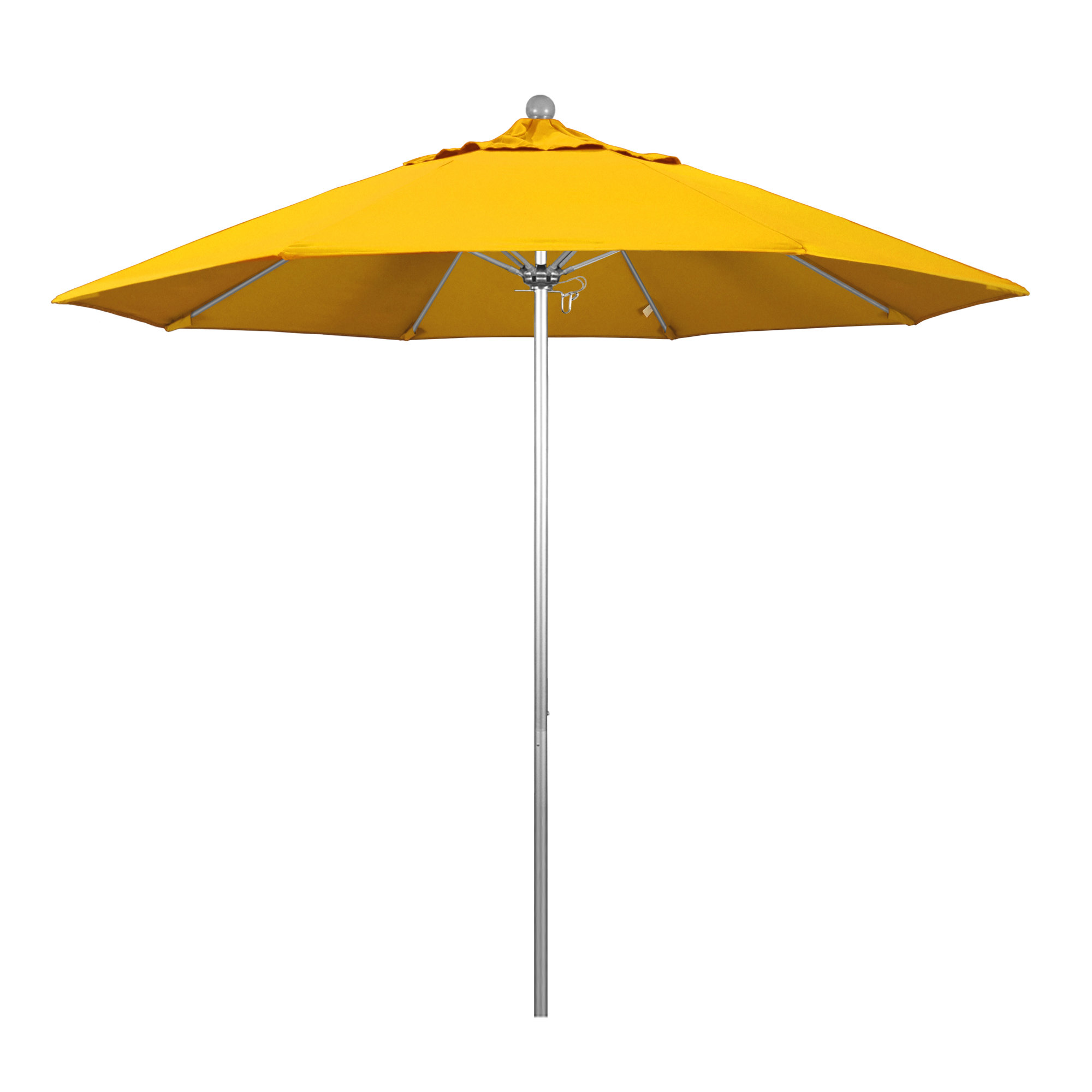 Hibo 108'' Sunbrella® Outdoor Umbrella, Canvas Sunflower Yellow Sunbrella® Canvas
