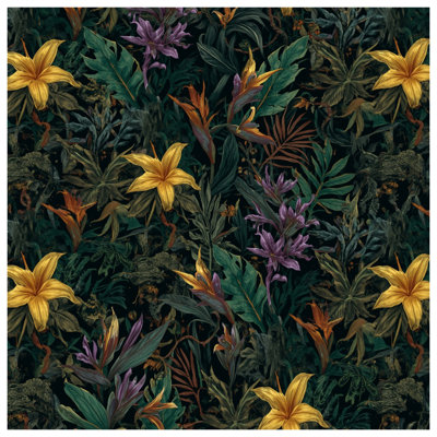 Housses de couette à fleurs tropicales exotiques