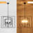 5 - Light 25.59" Dimmable Modern Lantern Linear Square / Rectangle Geometric Candle Chandelier For Hallway Kitchen Island Living Room Bedroom-318505841