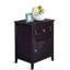 48cm W Manufactured Wood Bedside Table