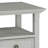 Amherst Solid Wood Transitional Narrow Rectangular End Table with Drawer and Open Shelf-441754668-479024148