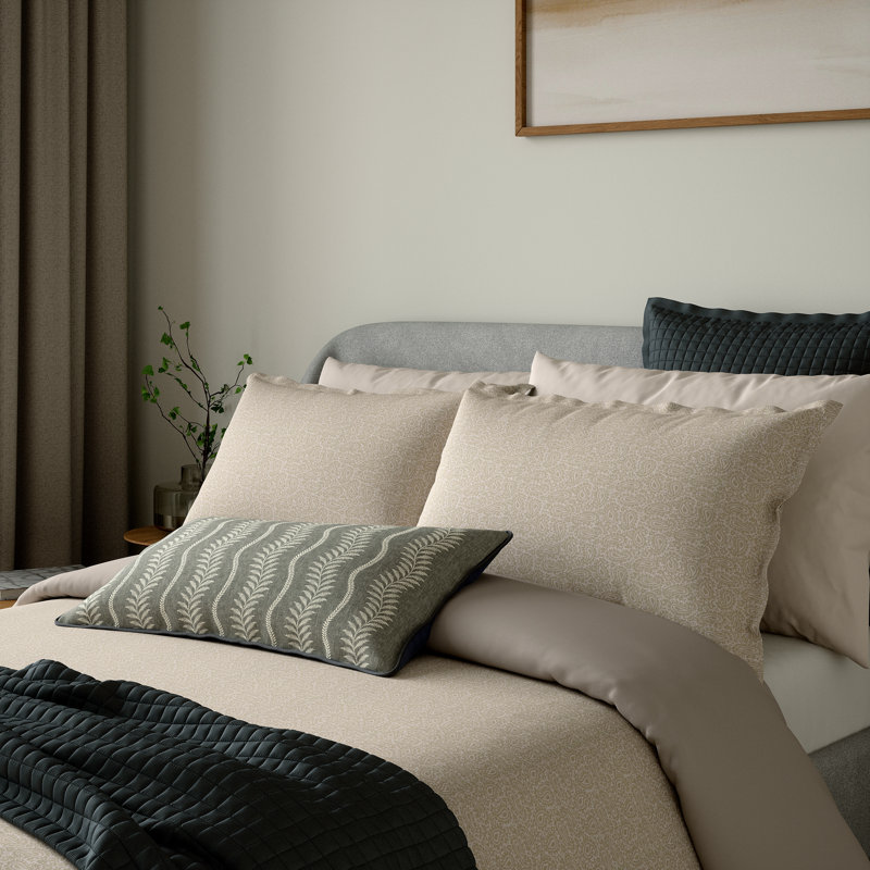 Emmy Cotton Duvet Cover Set, King Size Duvet Cover + 2 Pillowcases