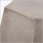 Table d'appoint d'extérieur en béton léger et durable gris clair, parfaite pour la terrasse ou la cour