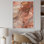 Chocolat, rêves, terre cuite, aquarelle - peinture abstraite, art mural