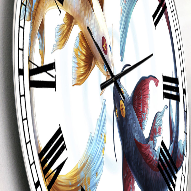 Horloge murale surdimensionnée nautique et côtière, Petit