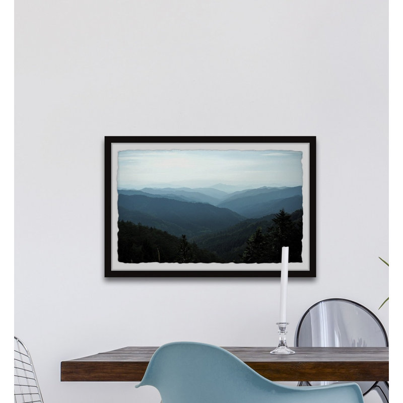 Mountain Top - Single Picture Frame Print, 38cm H x 45cm W x 3.81cm D