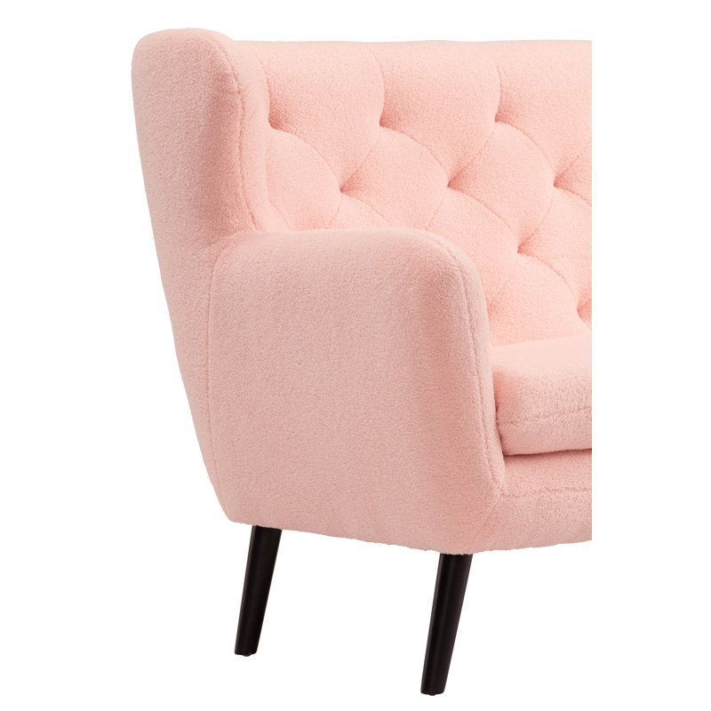 Rosetti 2 Seater Sofa, Polyester Blend, Pink