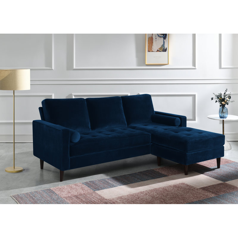Harper Corner Sofa, Midnight Blue