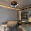 Ventilateur de plafond de style industriel en cage à 3 pales de 18 po Rattew-2130010587