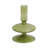 5" H Glass Sculptural Taper Candle Holder with Rounded Base-1290659659