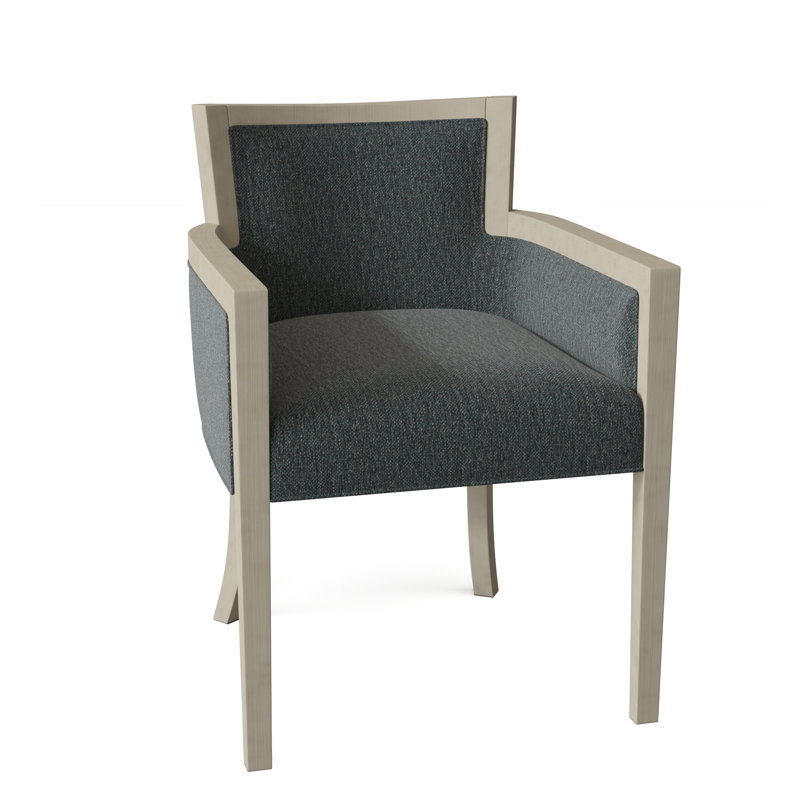 Chaise avec accoudoirs rembourrée Albany, Oasis 9508, Tabac