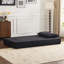  Canapé modulaire transformable - Lit pliant en mousse de soutien, chaise longue en chenille compacte pour les petits espaces et les bureaux à domicile-1461353093
