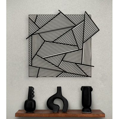 Abstract and Geometric Lines Metal Wall Art & Wall Hanging Decor