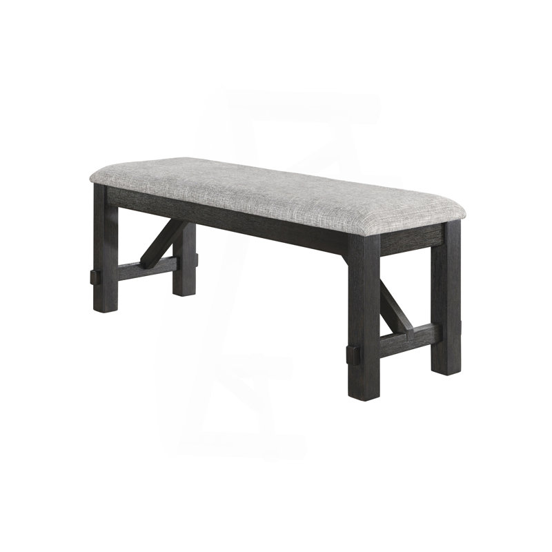 Ensemble de table de salle à manger extensible 6 pièces Cottage Style, 6 pièces: table, banc, 4 chaises