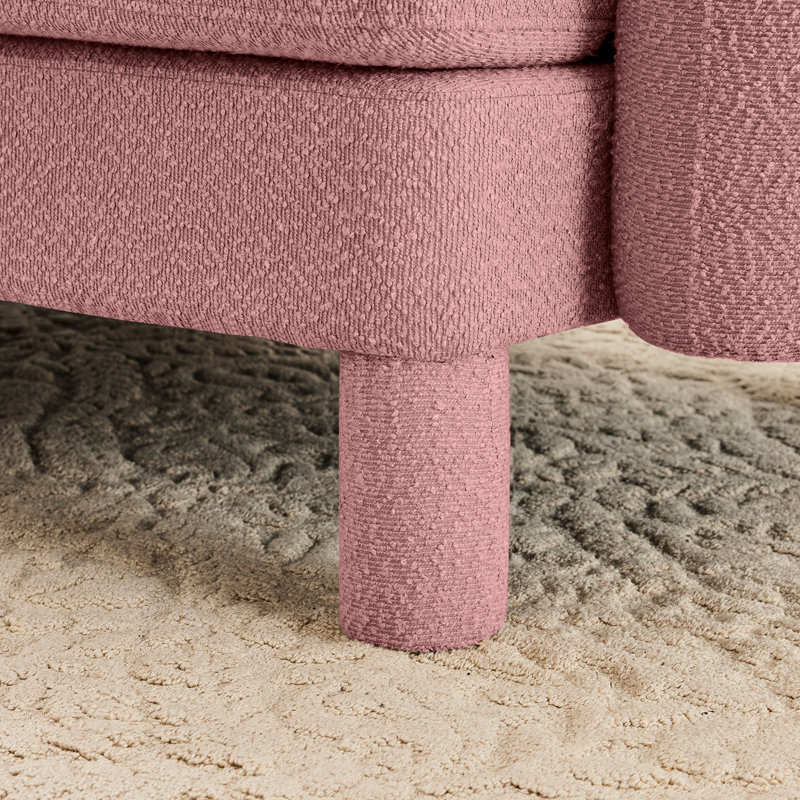 Canapé confortable en polyester avec accoudoirs confortables pour la détente