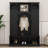 Hall Tree With Bench And Adjustable Shelves, Classic Arched Shoe Bench With Dual Side Cabinets, Entryway Organizer With 7 Hooks-1541734294