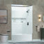 Contour de baignoire en alcôve 60 po x 32 po Woodbridge-118758868