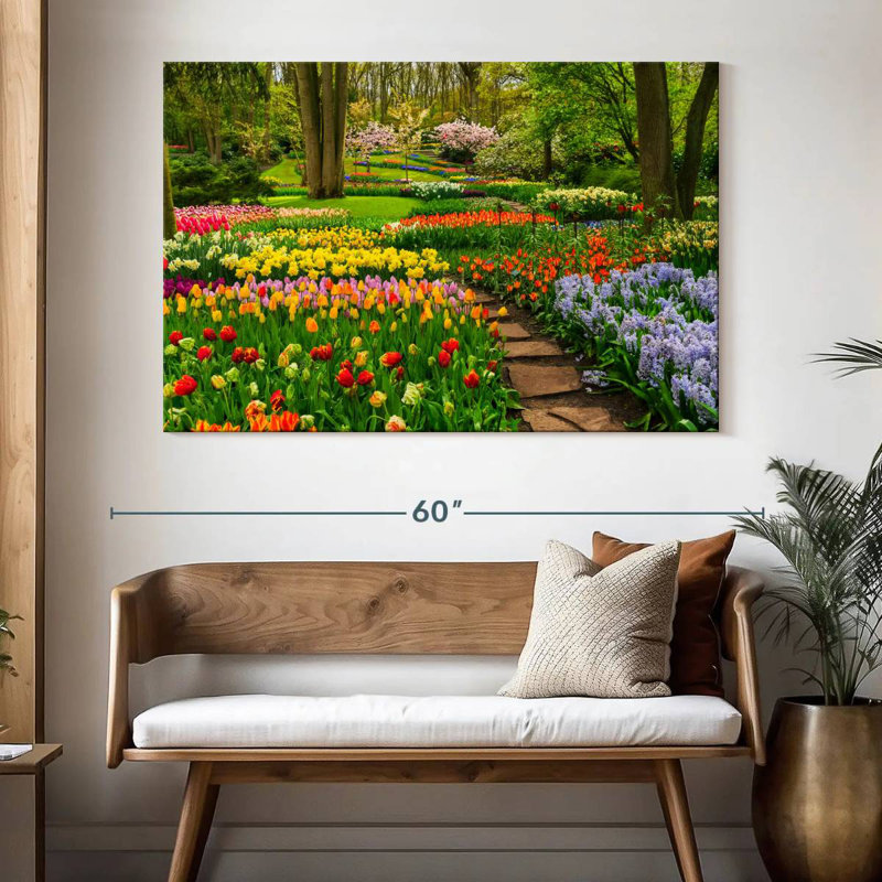 Fleurs de tulipes Harnek Spring, H 34 po x l 51 po