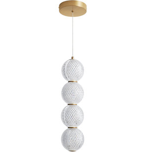 Modern Minimalist Dimmable Led Single Pendant With Acrylic Shade