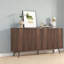 Grands buffets, armoires de rangement en bois de style campagne moderne