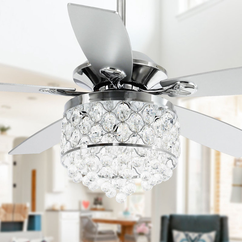 Roselli 132cm Ceiling Fan with Light Kit