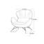 Chaise berçante élégante et confortable-100077850