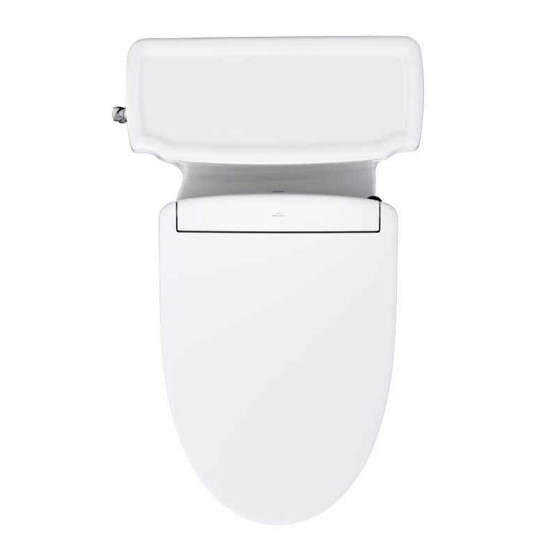 TOTO® WASHLET®+ Eco Guinevere® Elongated 1.28 GPF Universal Height Toilet with S5 Bidet Seat, Cotton White - MW9743446CEFG#01