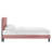 Modway Leah Chevron Tufted Performance Velvet Platform Bed-1183641406-1183641400