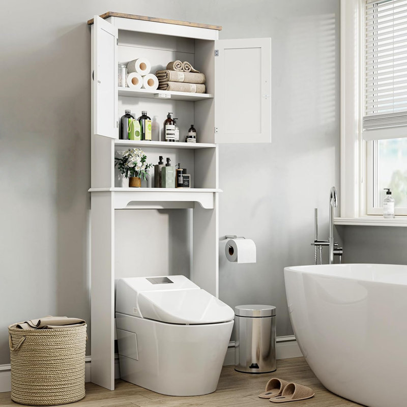 Freestanding Over The Toilet Storage
