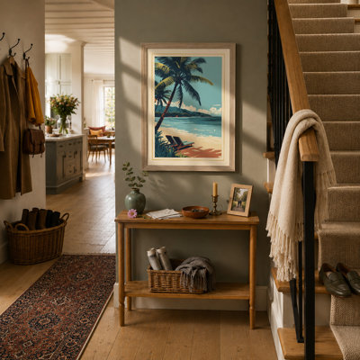 Tropical Beach Escape Vintage - Print