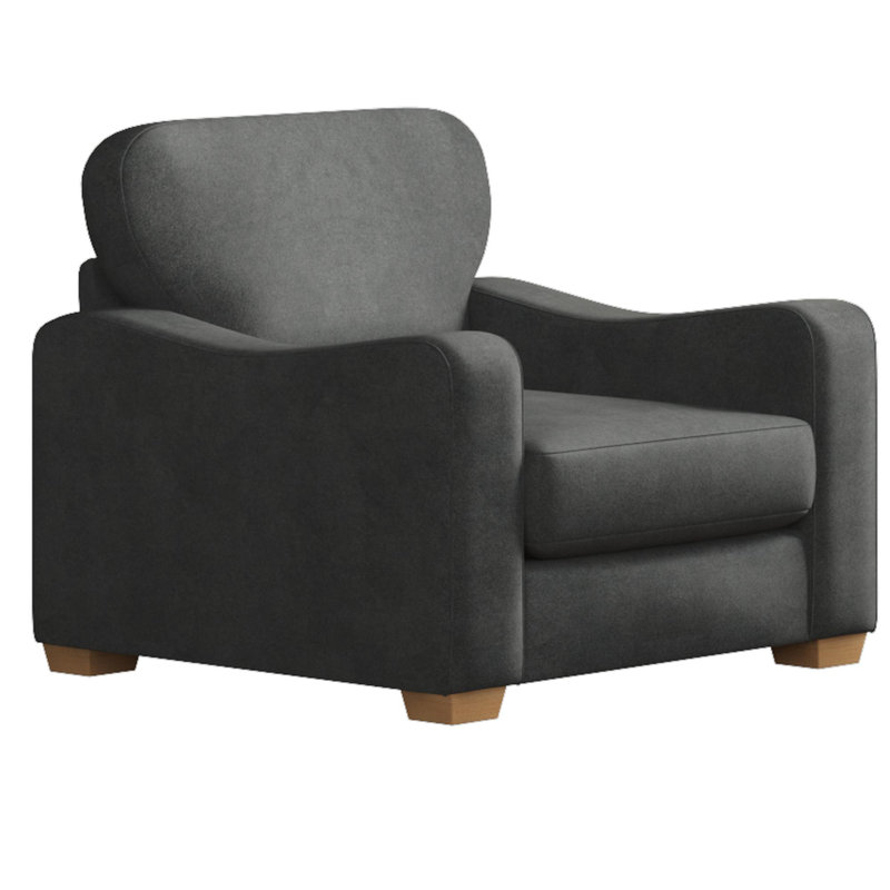 Upholstered Armchair, Sage