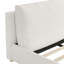 Queen Size Upholstered Platform Bed With Two Removable Pillow Headboard,Boucle Fabric,White