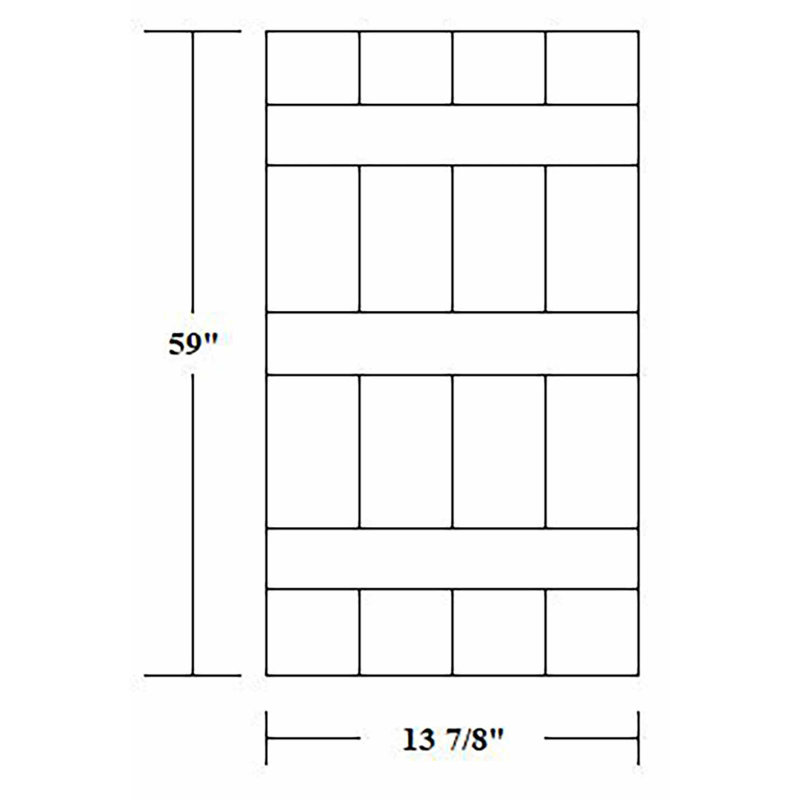 Closed Board and Batten Shutters (PAIR), Black, 59