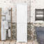 Grande armoire de rangement autoportante pour salle de bain avec tablettes réglables et tiroir-373772539