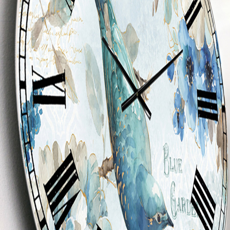 Indigold Bird Cottage Family V - Horloge murale traditionnelle, Petit