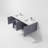 Geneva 60" Wall-Mounted Double Bathroom Vanity Set-87285961-112899378