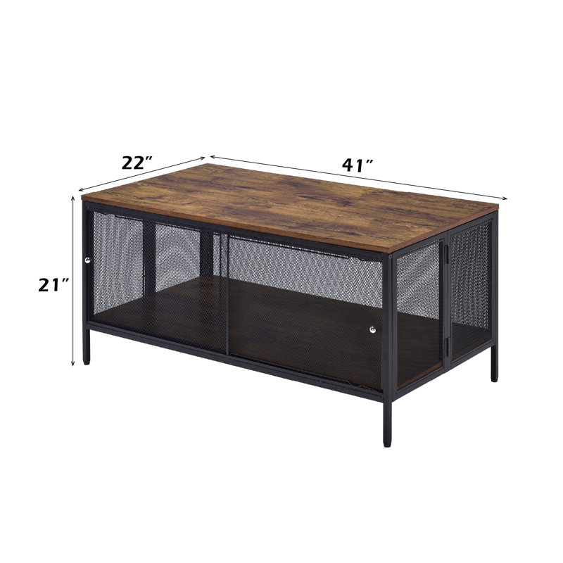 Table basse pliable avec rangement Winam