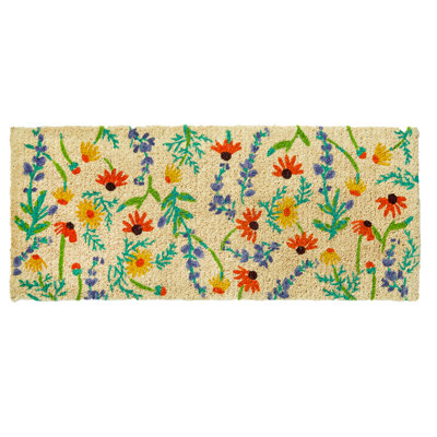 Field Flower Estate Coir Door Mat