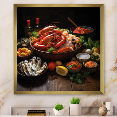 «Marine Assortement V», reproduction sur toile encadrée