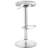 Silvia Swivel Adjustable Height Counter Stool with Metal Frame