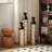 Set Of 3 Gorgeous Home Decoration Large Glazed Floor Metal Vases (24.8"/29"/33.8" H)