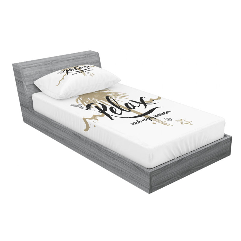 Microfiber Sheet Set, Twin Sheet Set with Fitted Sheet