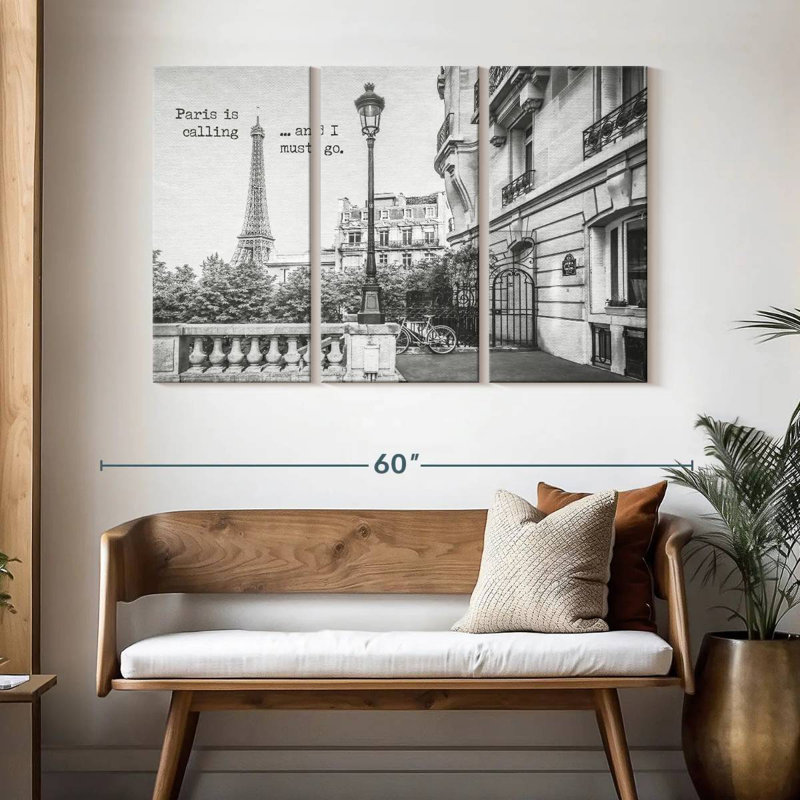 Rorry Paris Is Calling, 32" H x 50" W