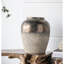 Vase rond en céramique brun Sienna-1846863943