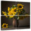 Tournesol Harnek sur vase en argile-109037712